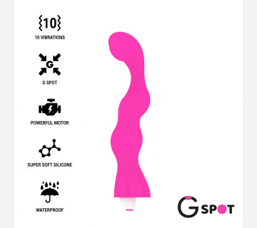 Вібратор для зони G GEORGE, колір: рожевий G-SPOT (Іспанія)